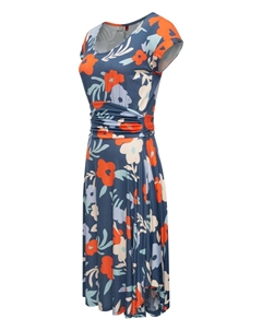 Летнее платье Yvone Flowers, цвет Petrol Ragweartm