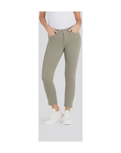 Джинсы Dream, облегающий крой, длина 7/8, молнии по низу, женские, цвет Light Army Mac