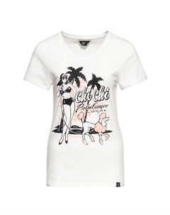 Рубашка с принтом и винтажным принтом спереди Chi Chi Beach Poodle Queen kerosin