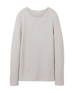 Вязаный хлопковый свитер с разрезами по бокам женский, цвет Dusty Alaba Tom tailor