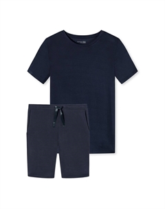 Модальные пижамы, темно-синий Schiesser