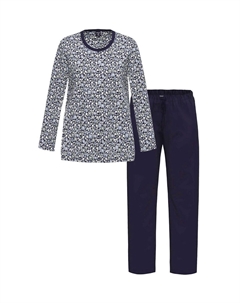 Пижамы из органического хлопка, темно-синий Ammann