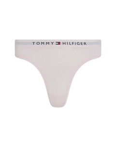 Оригинальные стринги с логотипом на поясе, женские, цвет Tog Pink Tommy hilfiger