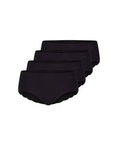 Короткие трусы, комплект из 4 шт. ZERO Microfibre 2.0, черный Sloggi