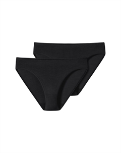 Набор из 2 женских трусов Modal Essential, черный Schiesser