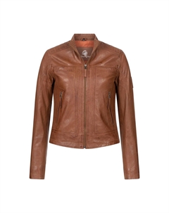 Кожаный пиджак, цвет Hellbraun Rock creek