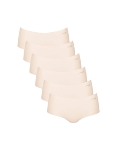 Набор коротких трусов из 6 шт. ZERO Modal 2.0, цвет Angora Sloggi