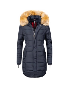 Стеганое пальто с папайей, синий Navahoo