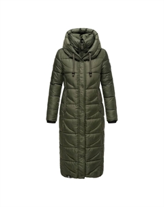 Стеганое вафельное пальто, цвет Dark Olive Navahoo