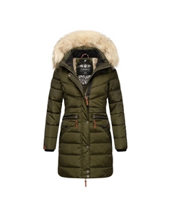 Стеганое пальто Паула, цвет Dark Olive Navahoo