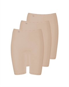 Длинные трусы, 3 шт. Basic+, цвет Skin Sloggi