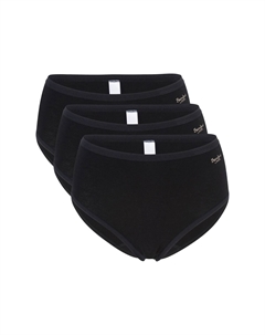 Трусики-миди, комплект из 3 бамбуковых трусов, черный Speidel
