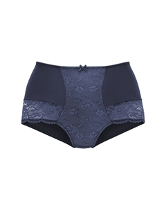 Трусики Nuance, кружевные, с завышенной талией, женские, цвет Navy Solid S.oliver