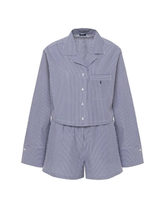 Укороченные женские пижамы в полоску-рубашке, цвет Sortiert Polo ralph lauren