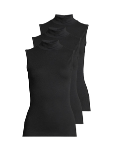 Майка/городская рубашка, упаковка из 3 шт., био.хлопок, черный Speidel