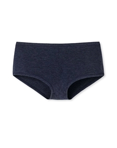 Женские шорты - брюки, трусы, трусы индивидуального кроя, базовые, стрейч, синий Schiesser