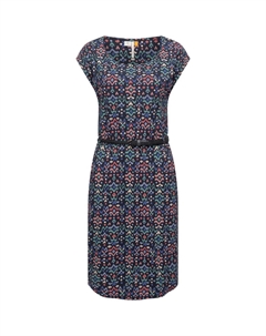 Летнее платье Лилите Икат, темно-синий Ragweartm