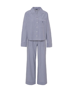 Женская пижама на пуговицах с воротником-рубашкой в ​​полоску и лацканами, цвет Sortiert Polo ralph lauren