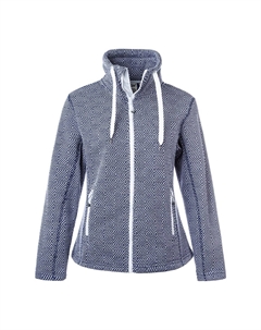 Флисовая куртка FREIDA с высоким воротником стойкой, темно-синий Weather report