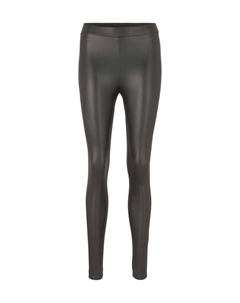 Женские леггинсы из искусственной кожи с эластичным поясом, цвет Deep Black Tom tailor