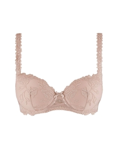 Бюстгальтер-балконет Softessence, с цветочной вышивкой, для женщин, цвет Skin Aubade