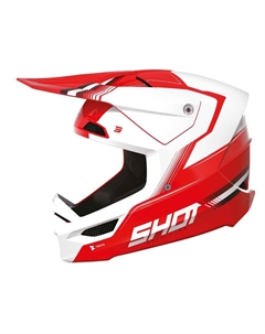 Шлем для мотокросса Race, красный Shot