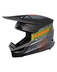 Шлем для мотокросса Furious Patrol, черный Shot