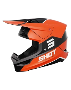 Шлем для мотокросса Furious Bolt, оранжевый Shot