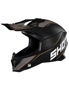 Шлем для мотокросса Lite Prism, черный Shot