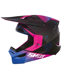 Шлем для мотокросса Furious, розовый Shot