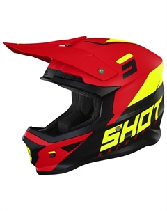 Шлем для мотокросса Furious Chase, желтый Shot