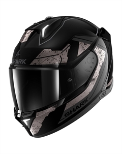 Шлем полнолицевой Skwal I3 Automatic Lights, черный Shark