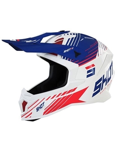 Шлем для мотокросса Lite Fury, синий Shot