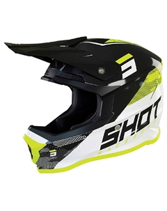 Шлем для мотокросса Furious Camo, желтый Shot