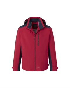 Водонепроницаемая функциональная куртка для активного отдыха с проклеенными швами LEN, цвет Dk.red / Navy Redpoint