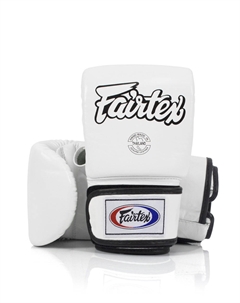 Перчатки Super Sparring Bag Gloves - Open Thumb, белый Fairtex