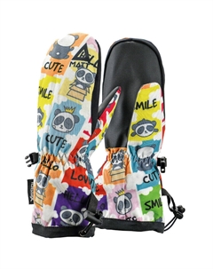 Детские лыжные перчатки, разноцветный Matt