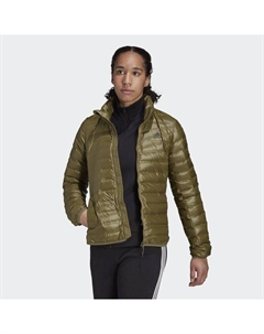 Женский пуховик, оливково-зеленый Adidas