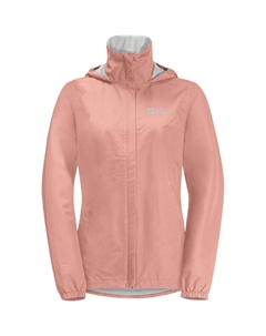 Женский походный дождевик, цвет mango Jack wolfskin