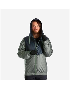 Мужской походный дождевик, цвет aschkhakigrün/graphitgrau/rauchschwarz Quechua