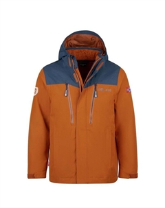 Мужской походный дождевик, цвет ockerbeige/dunkelblau Trollkids