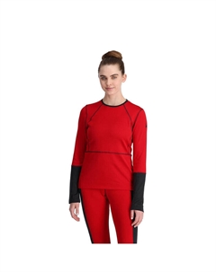 Лыжное нижнее белье, функциональная рубашка, лыжное женское - CHARGER CREW, цвет rot Spyder