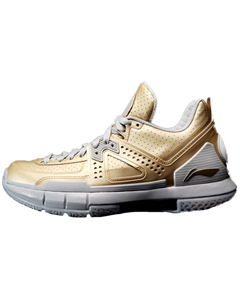 Баскетбольные кроссовки WOW 5 мужские с низким верхом золотистого цвета Li-ning