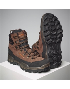 Охотничьи сапоги CROSSHUNT 500 водонепроницаемые, прочные, коричневые Solognac