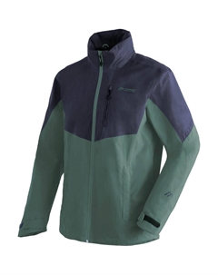 Мужской походный дождевик, цвет khakibeige/aschkhakigrün/aschkhakigrün Maier sports