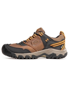 Кроссовки Ridge Flex Hiking Shoes Men Low Top Bison Brown/Pale Rice Color Keen