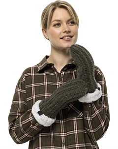 Варежки Highloft, хаки Jack wolfskin