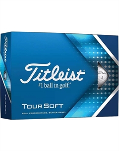 Мягкие мячи для гольфа Tour 2022, белый Titleist