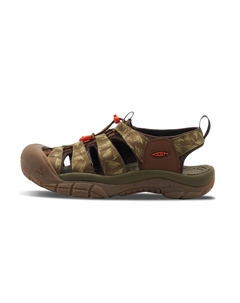 Мужские треккинговые ботинки Newport Retro River, цвет оливковый, армейский зеленый Keen