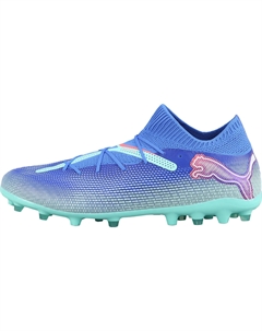 Футбольные бутсы FUTURE 7 PRO мужские низкие бирюзовые Puma